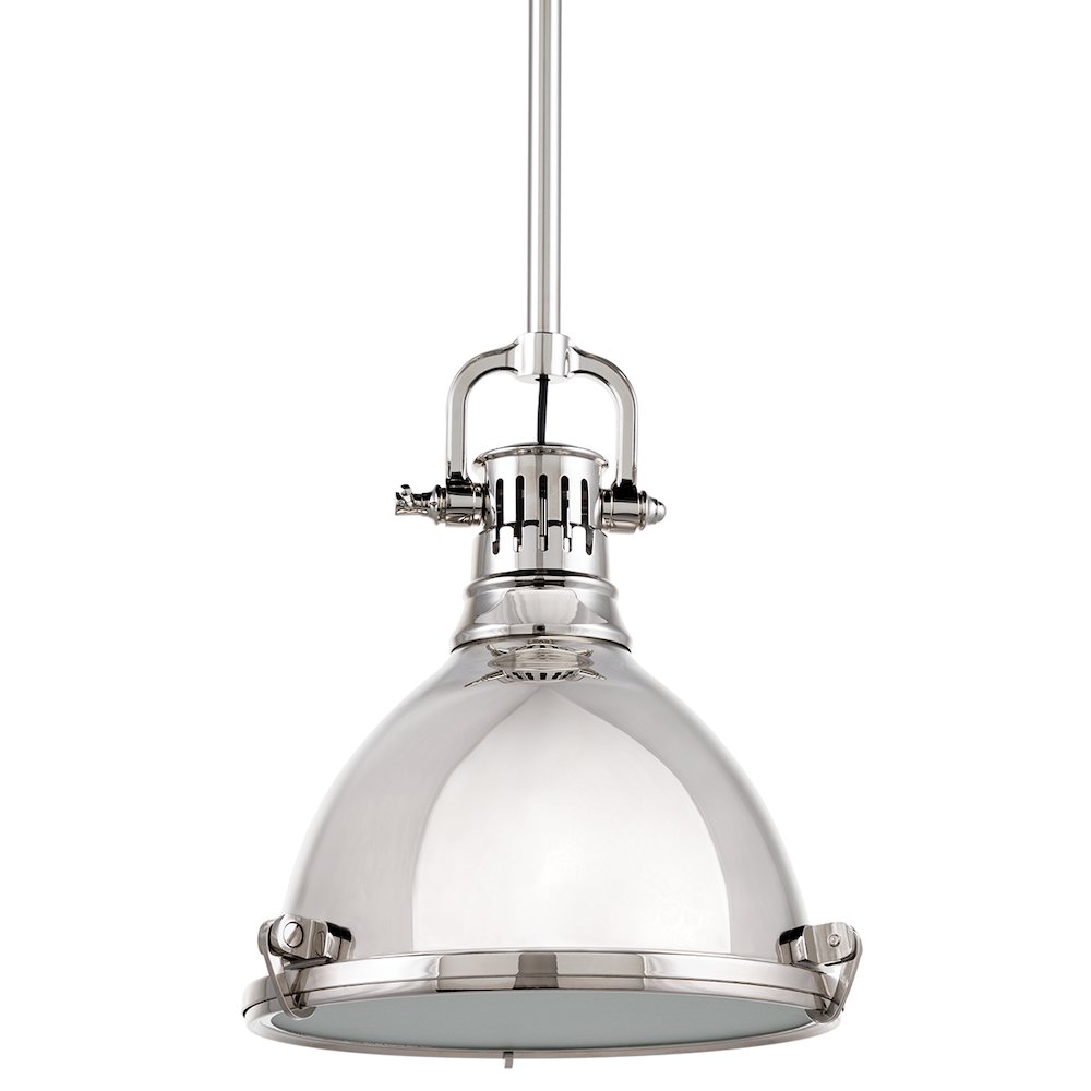 Pelham Pendant, Polished Nickel. Picture 1