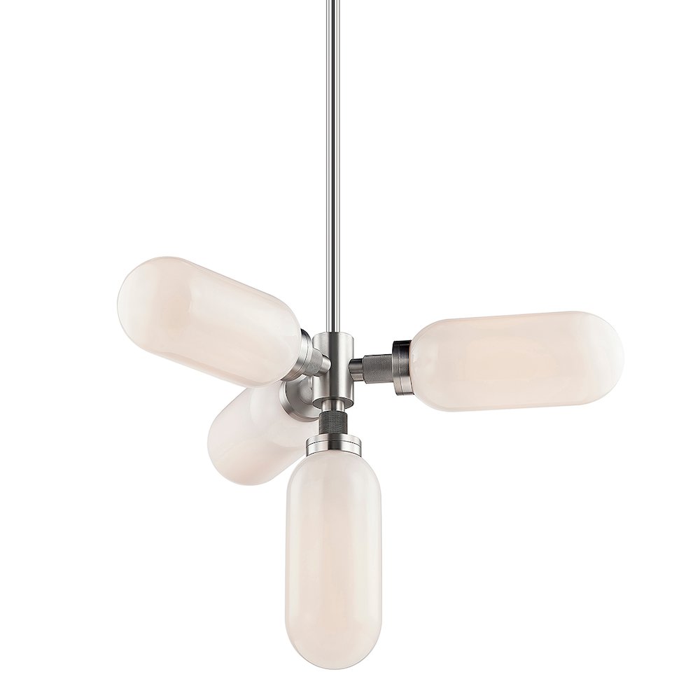 Annex Chandelier, Anodized Aluminum. Picture 1