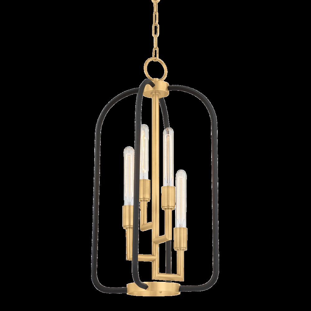 Angler Lantern, Aged Brass. Picture 1