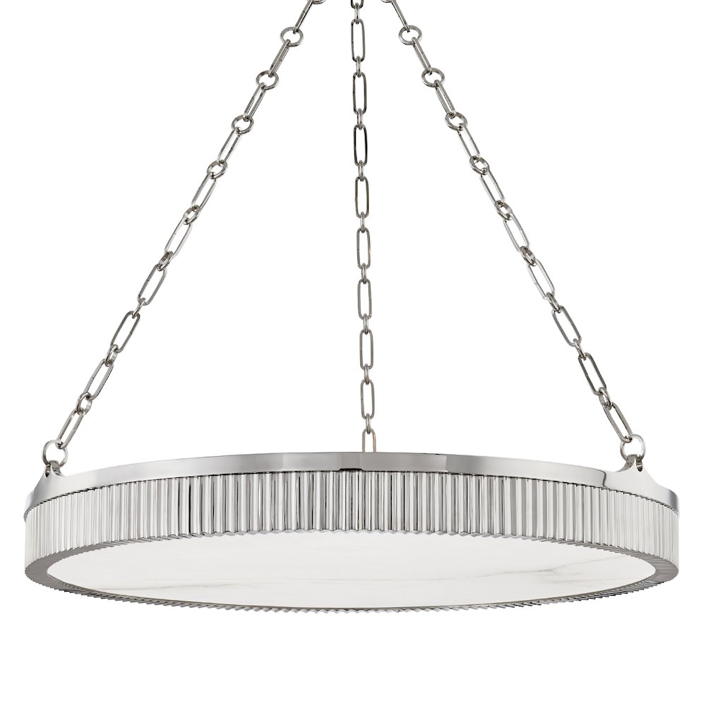 Lynden Chandelier, Polished Nickel. Picture 1