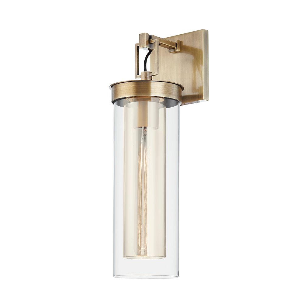 Pira Wall Sconce, Patina Brass. Picture 1