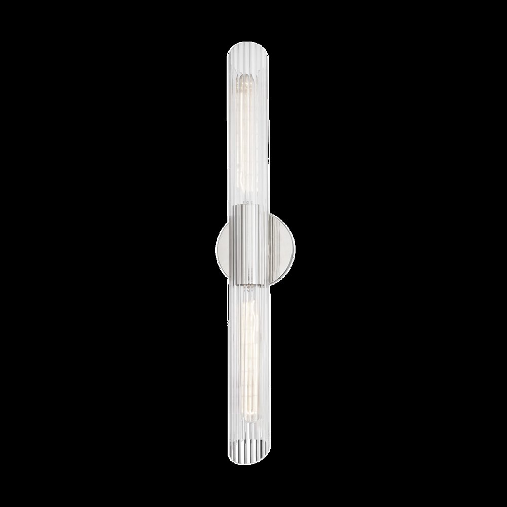 Cecily Wall Sconce, Polished Nickel. Picture 1