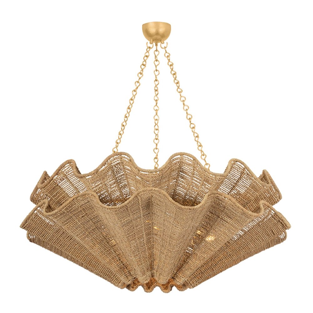 Hayworth Chandelier, Natural, Vogue. Picture 1