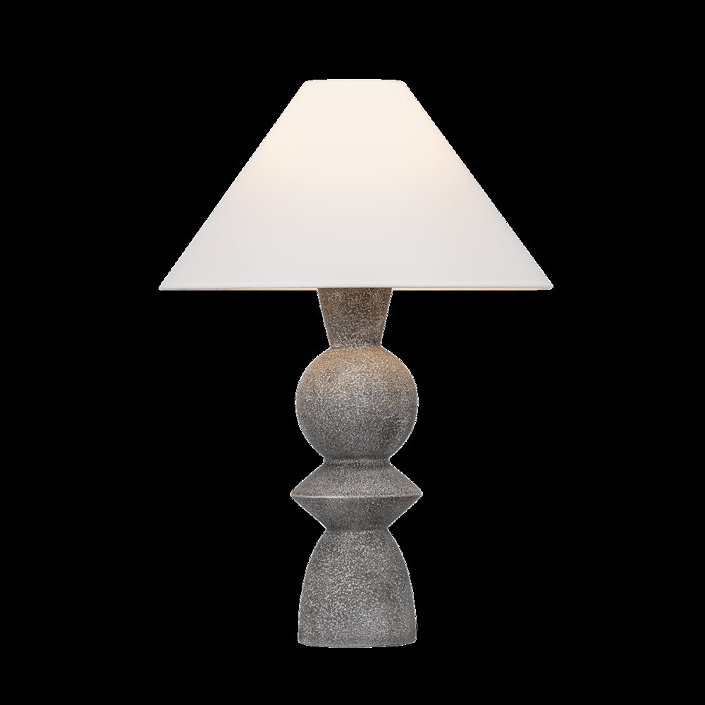 Cyrah Table Lamp, Patina Brass. Picture 1