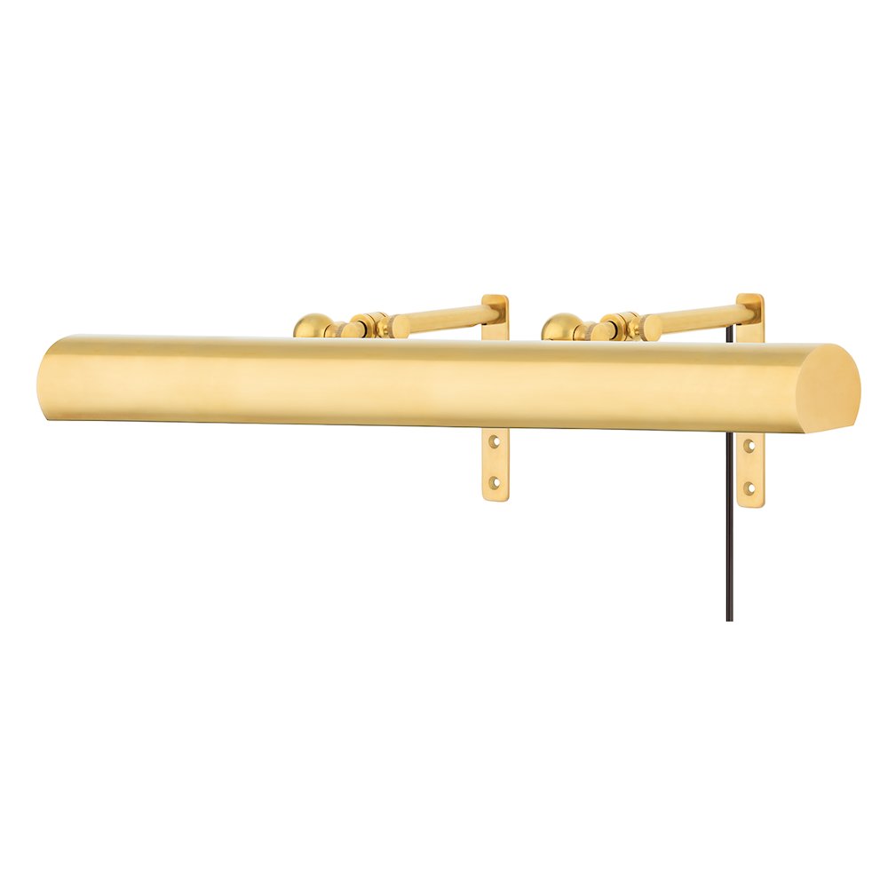 Vernon Picture Light, Aged Brass. Picture 1
