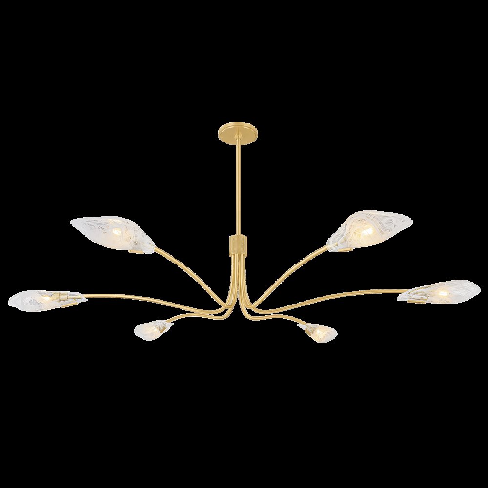 Tenafly Chandelier, Aged Brass. Picture 1