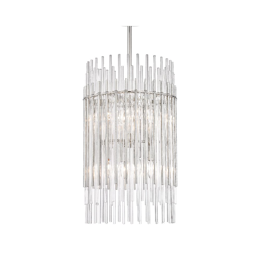 Wallis Pendant, Polished Nickel. Picture 1