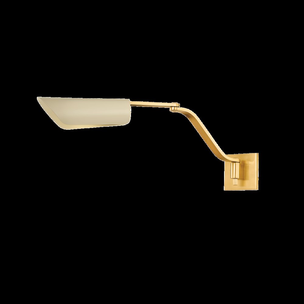 Douglaston Wall Sconce, Aged Brass. Picture 1