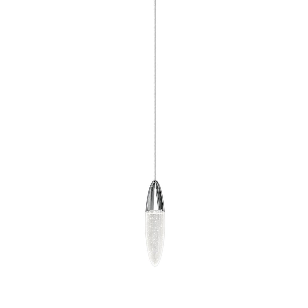 Sultana Pendant, Polished Chrome. Picture 1