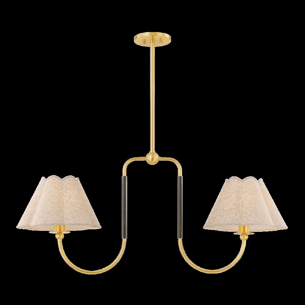 Janie Linear, Aged Brass. Picture 1