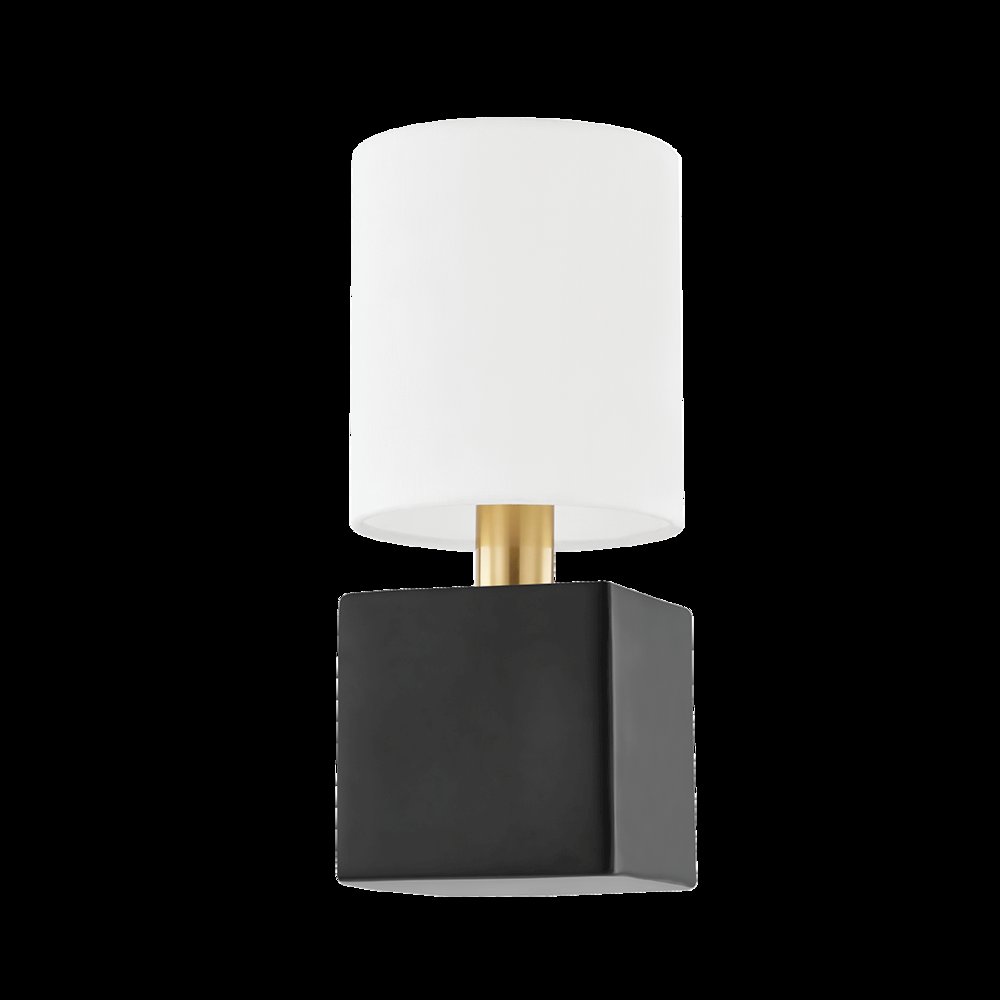 Joey Wall Sconce, Aged Brass. Picture 1