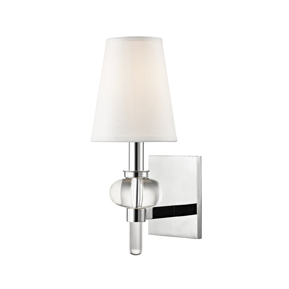 Luna Wall Sconce, Polished Chrome. Picture 1
