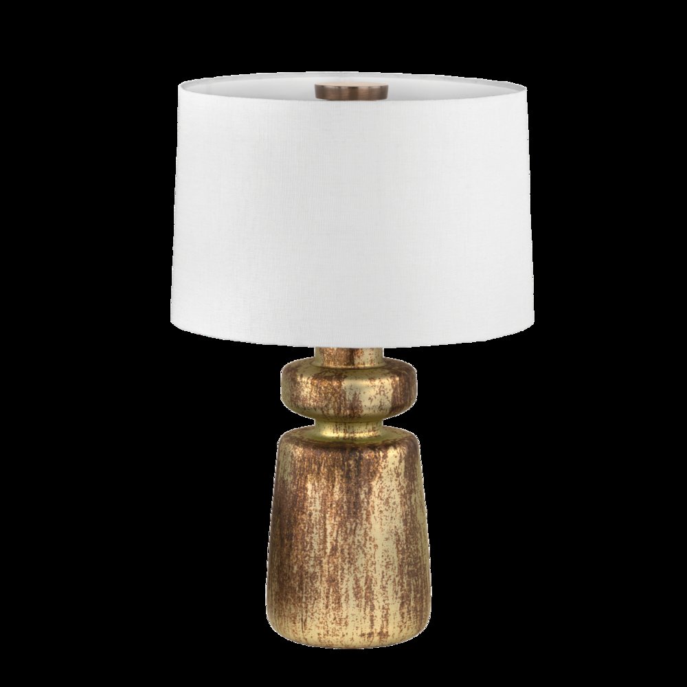 Terron Table Lamp, Patina Brass. Picture 1