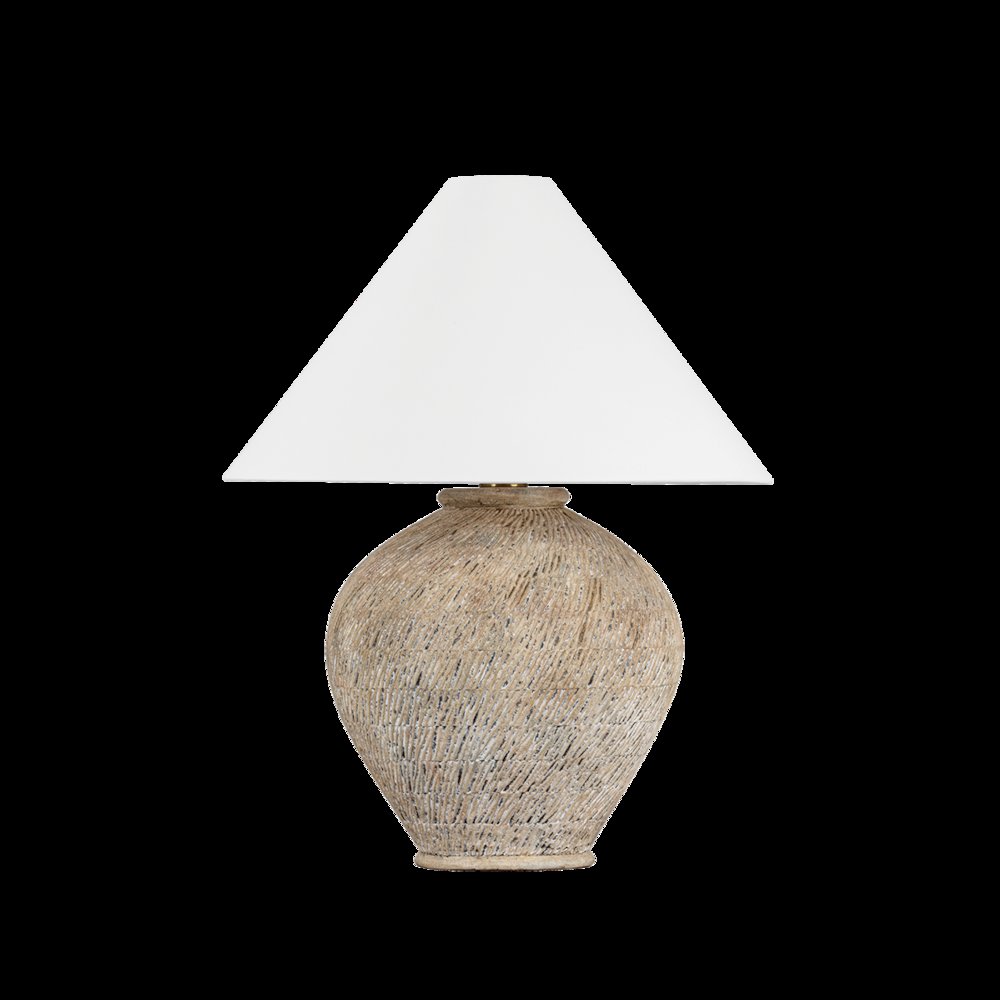 Rumbrook Table Lamp, Aged Brass. Picture 1
