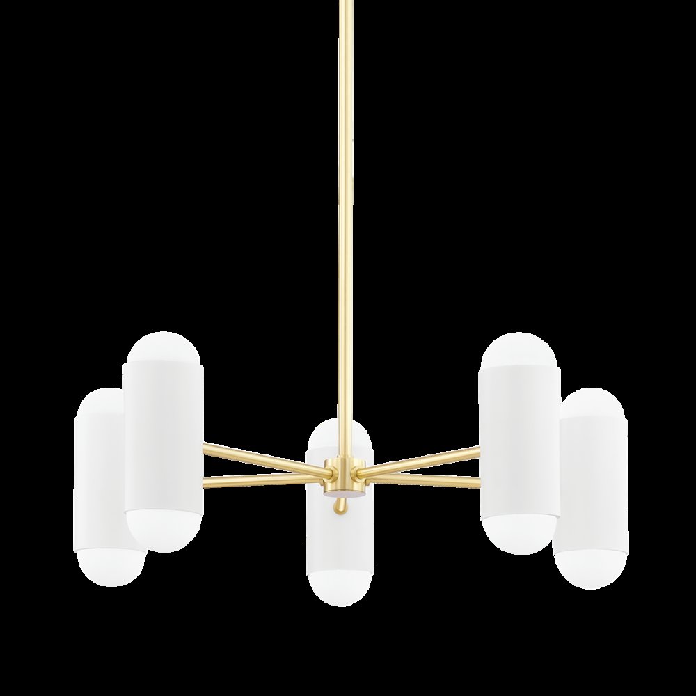 Kira Chandelier, Aged Brass. Picture 1
