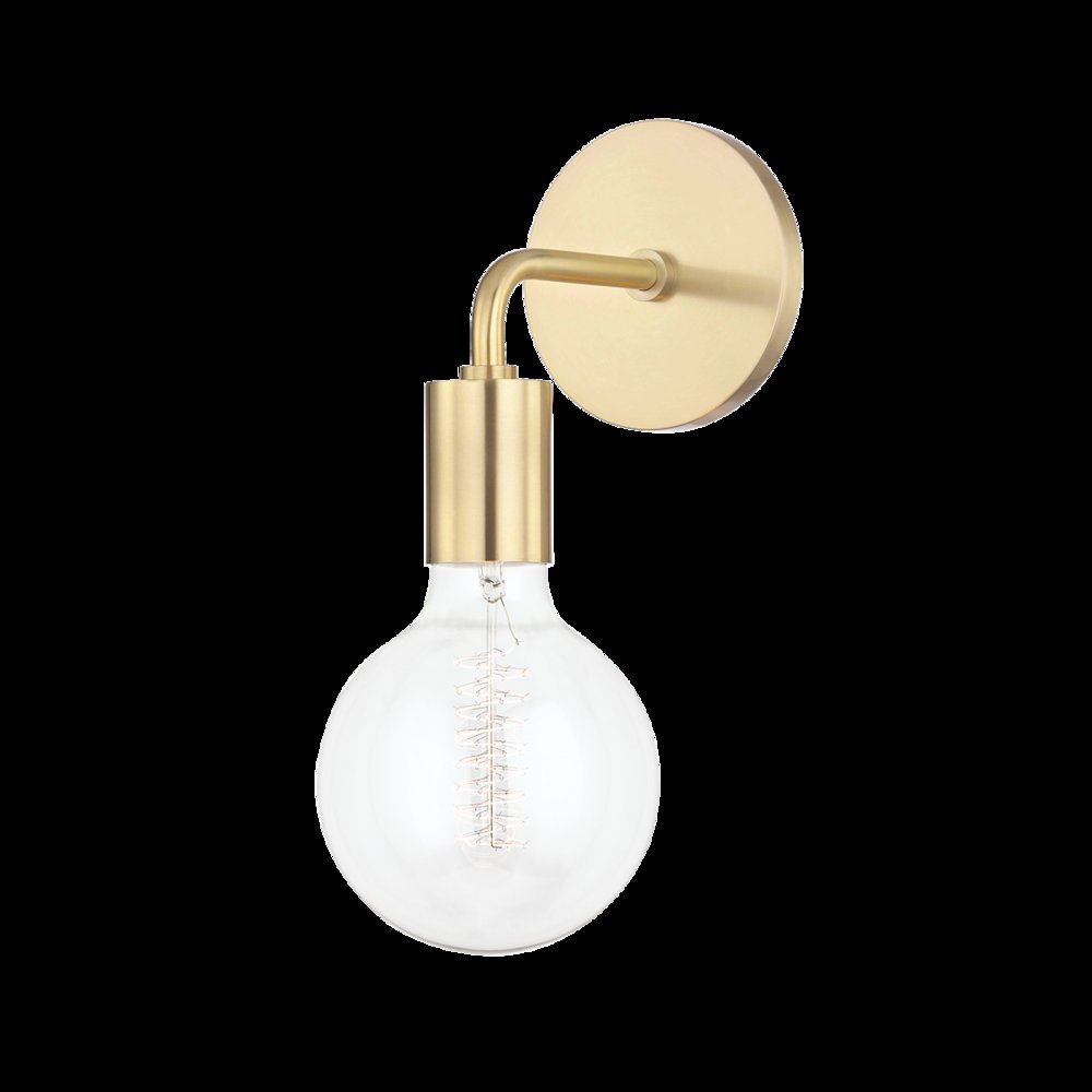 Ava Wall Sconce, Aged Brass. Picture 1