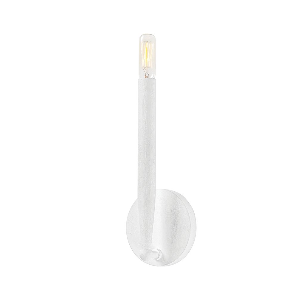 Levi Wall Sconce, Gesso White. Picture 1