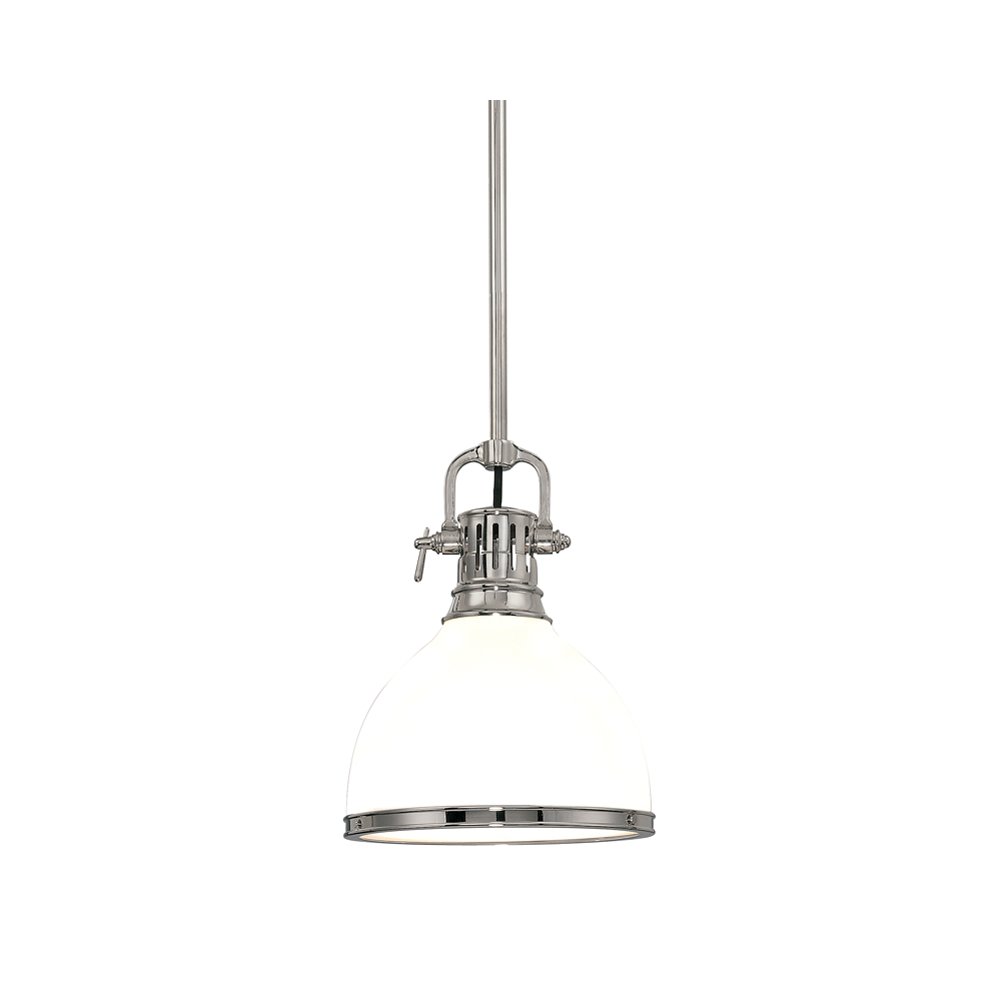 Randolph Pendant, Polished Nickel. Picture 1