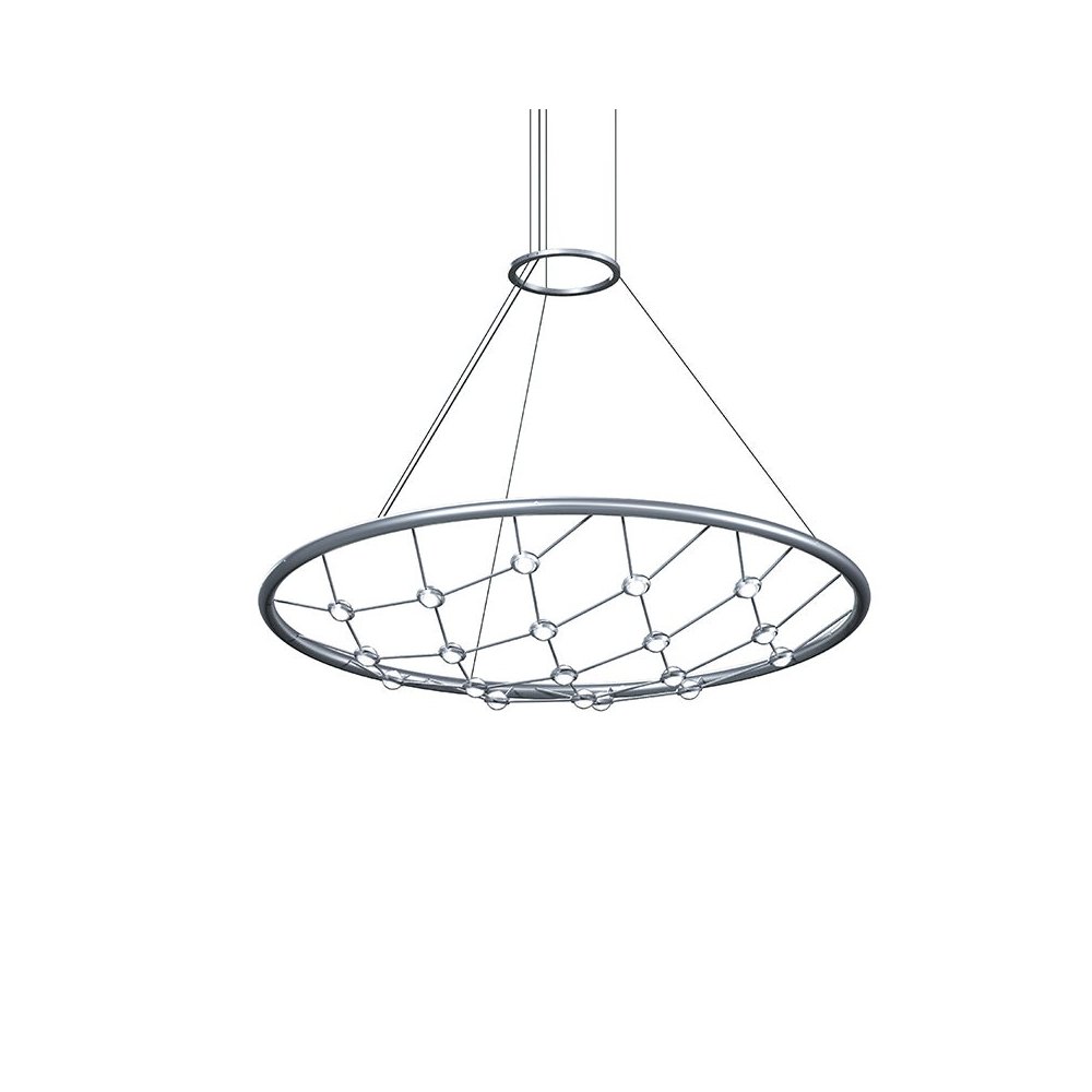 Constellation Pendant, Bright Satin Aluminum. Picture 1