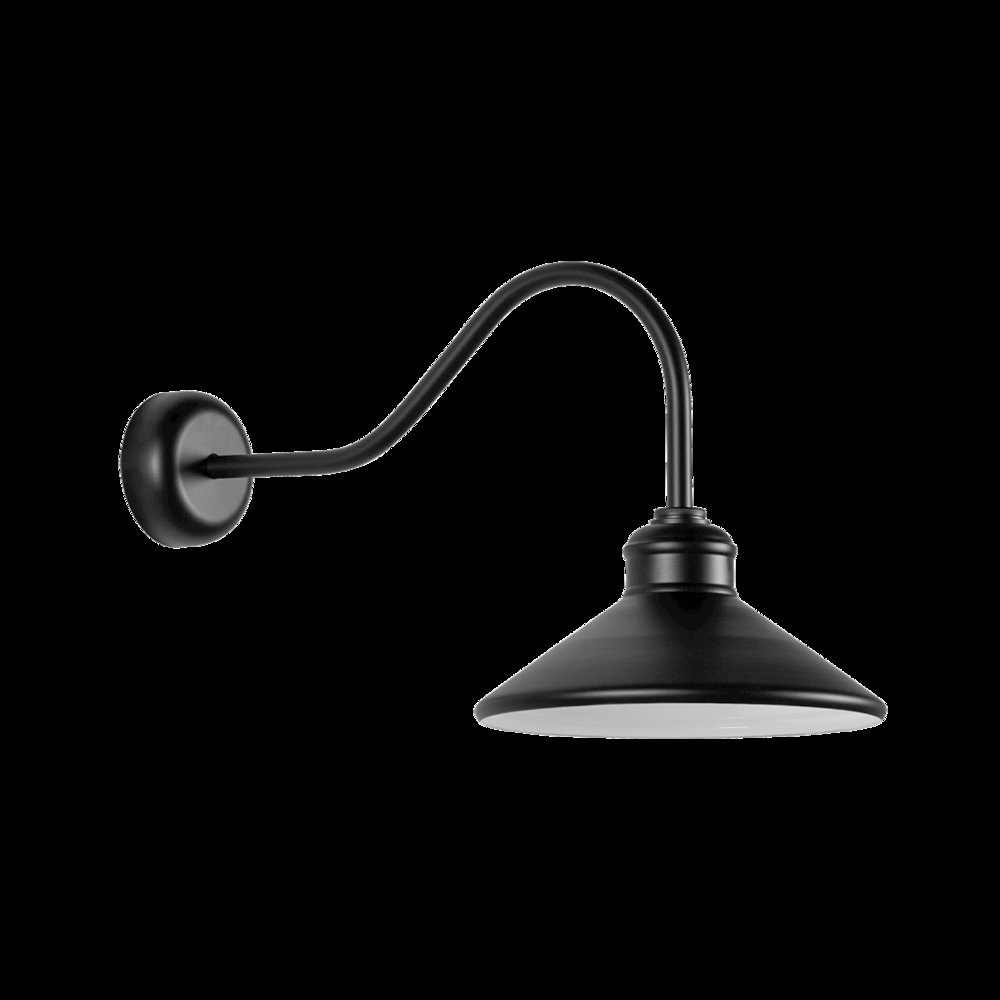 Bakersfield Wall Sconce, Matte Black. Picture 1