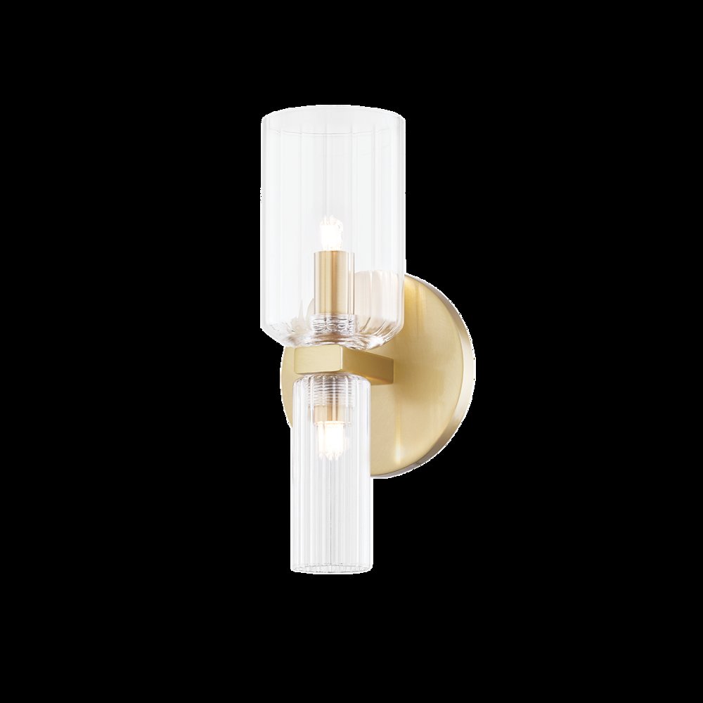 Tabitha Wall Sconce, Aged Brass. Picture 1