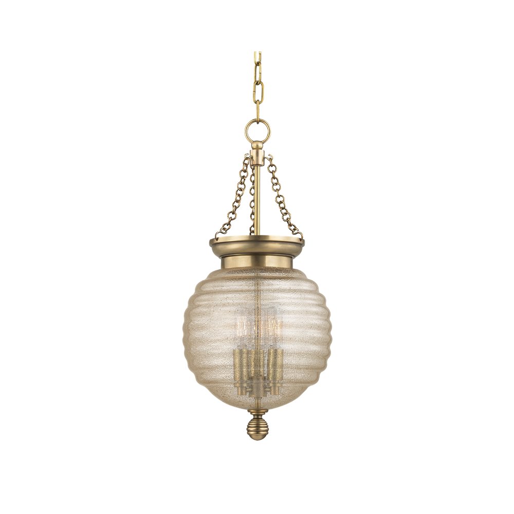 Coolidge Pendant, Aged Brass. Picture 1