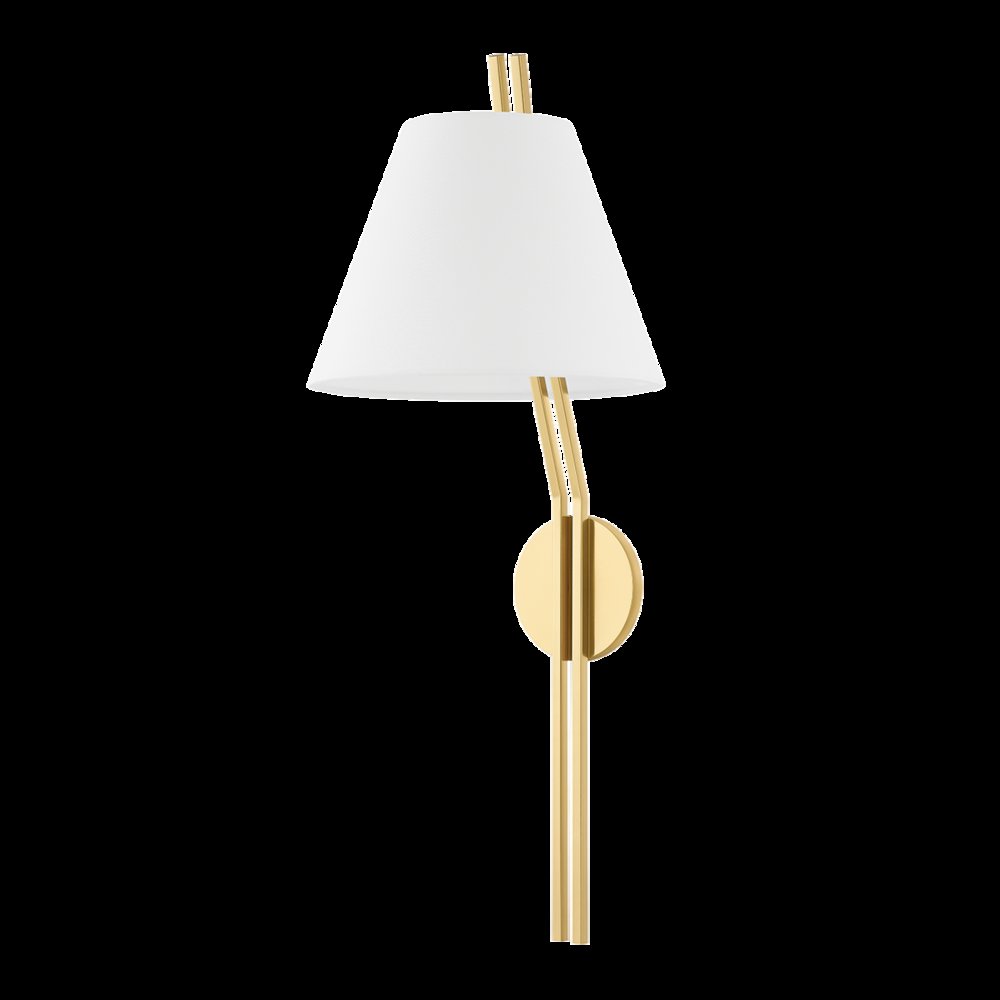 Shokan Wall Sconce, Aged Brass. Picture 1
