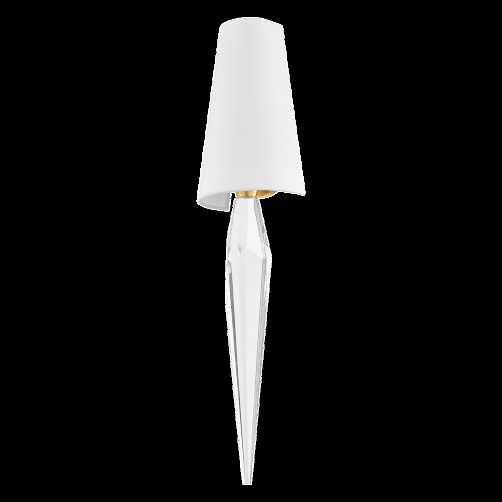 Alps Wall Sconce, Vintage Polished Brass. Picture 1