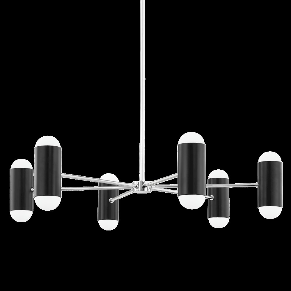 Kira Chandelier, Polished Nickel. Picture 1