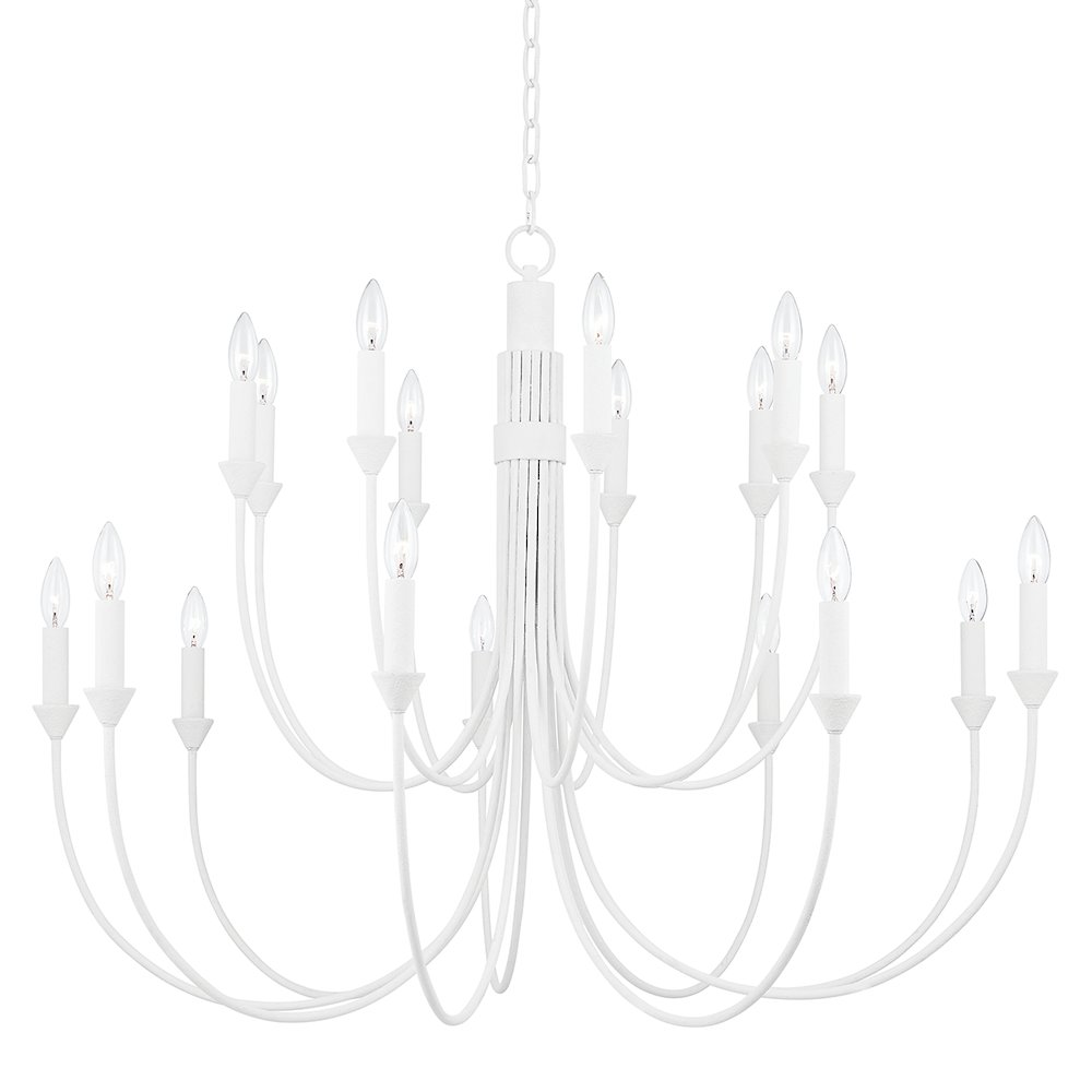 Cate Chandelier, Gesso White. Picture 1