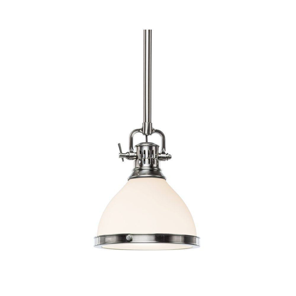 Randolph Pendant, Satin Nickel. Picture 1