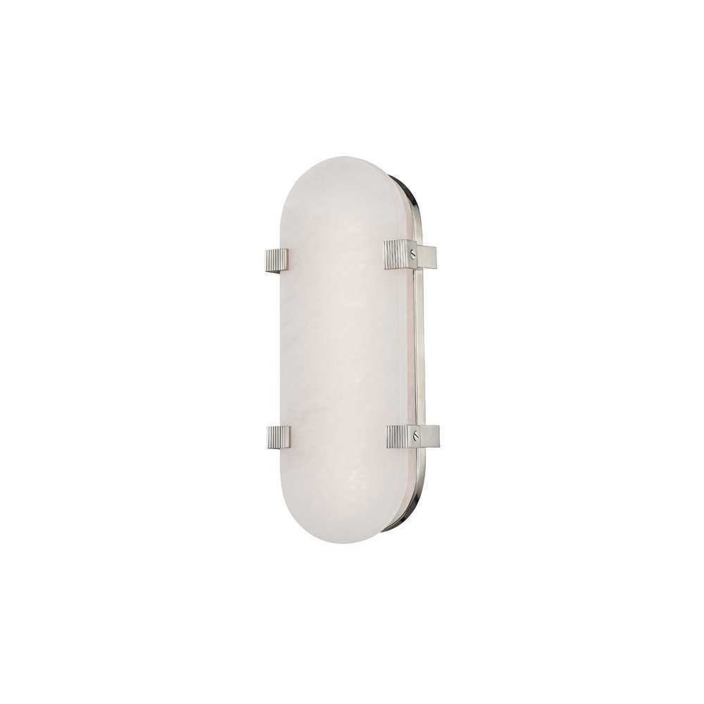 Skylar Wall Sconce, Polished Nickel. Picture 1
