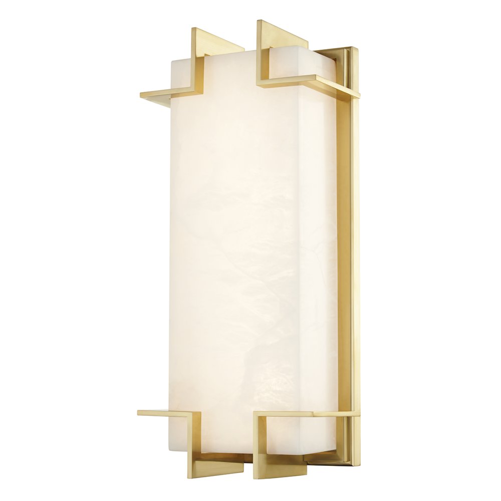 Delmar Wall Sconce, Aged Brass. Picture 1