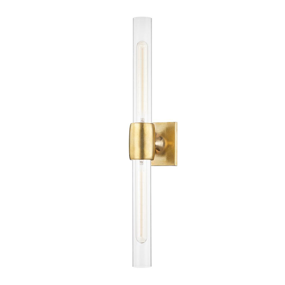 Hogan Wall Sconce, Aged Brass. Picture 1