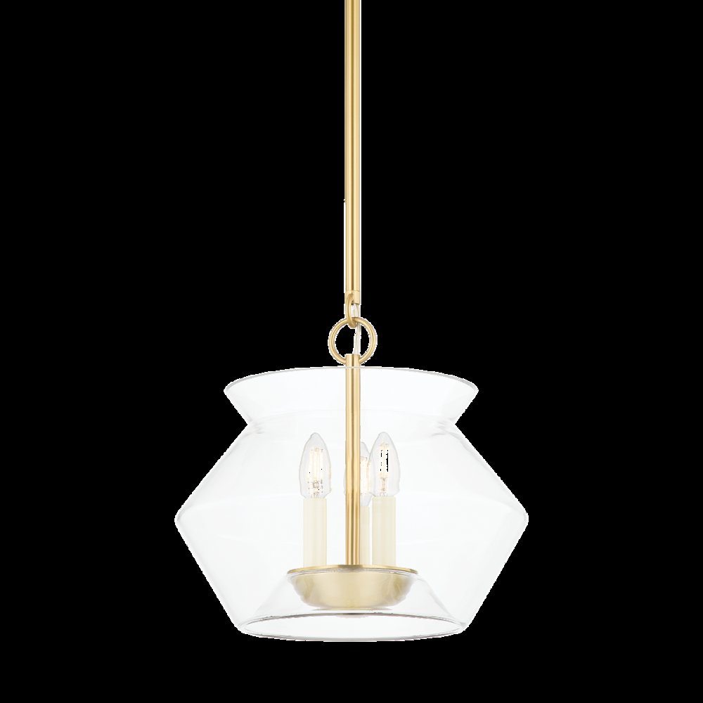 Edmonton Lantern, Aged Brass. Picture 1