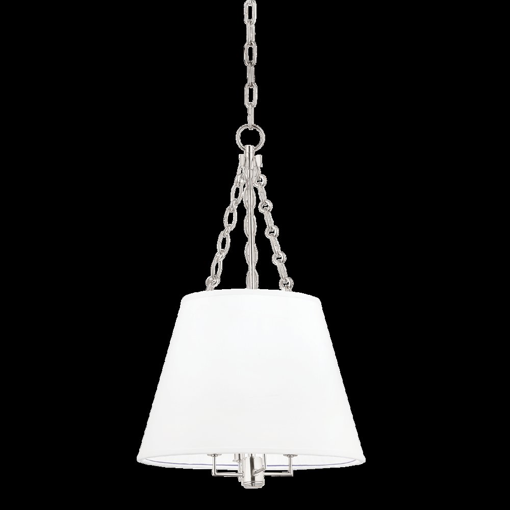 Burdett Pendant, Polished Nickel. Picture 1