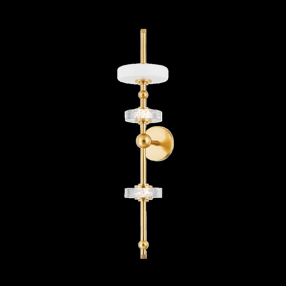 Maynard Wall Sconce, Aged Brass. Picture 1