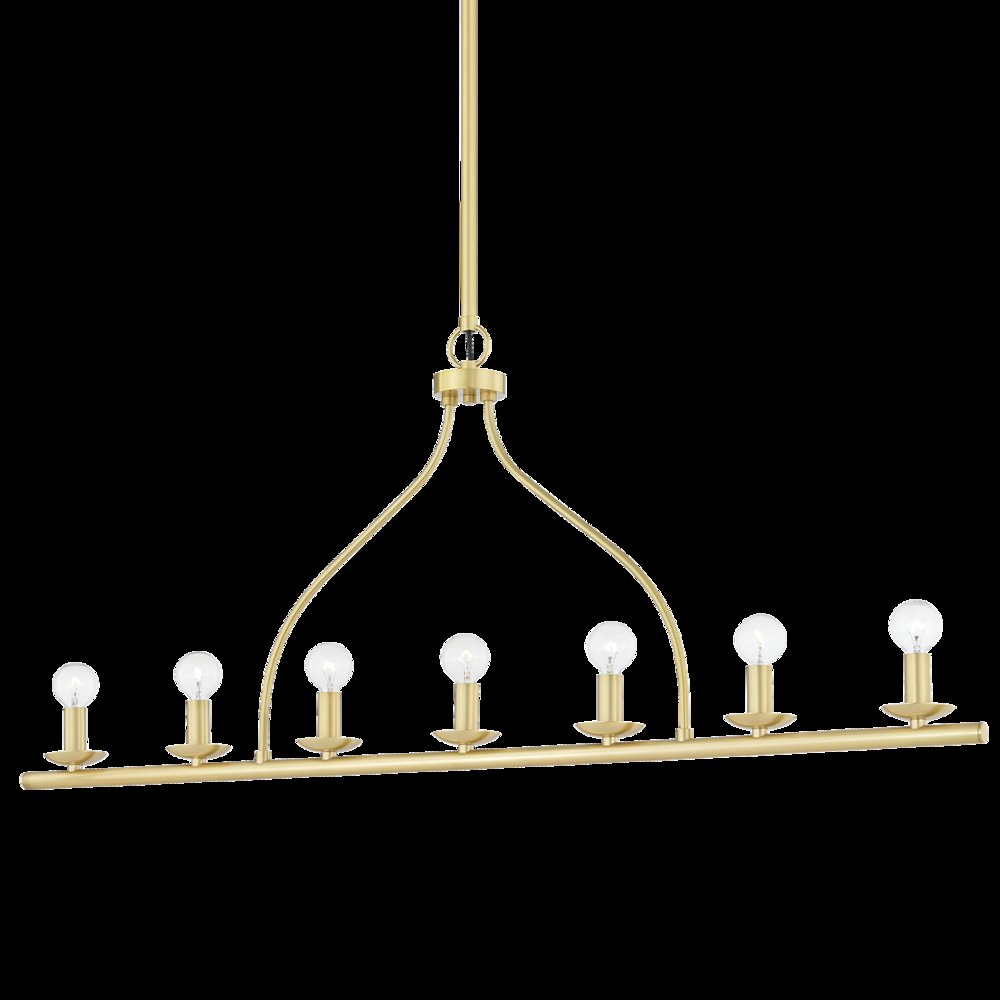 Kendra Linear, Aged Brass. Picture 1