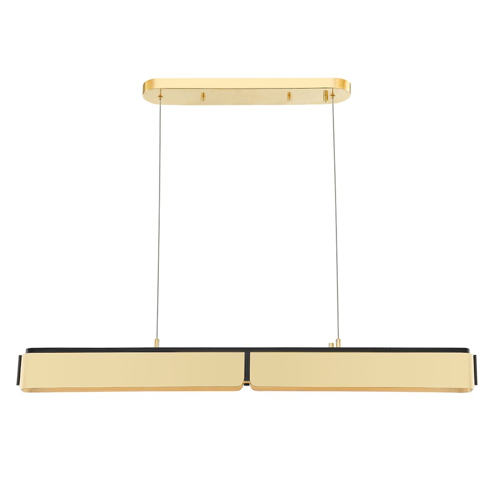 Tribeca Linear, Aged Brass. Picture 1