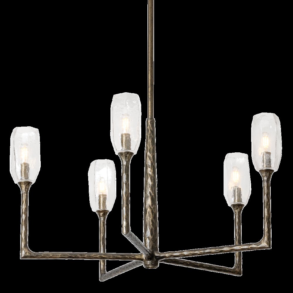 Lyle Chandelier, Black Patina Gold. Picture 1