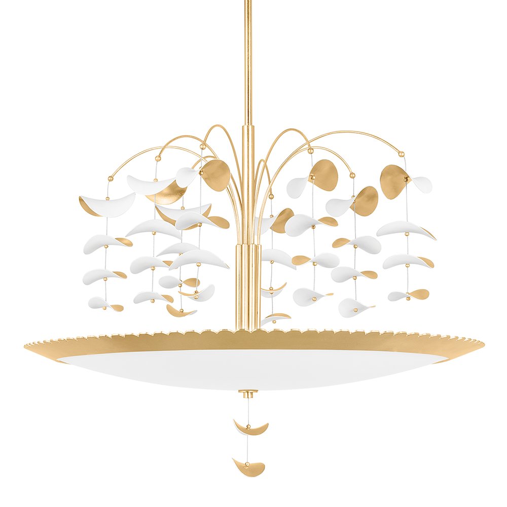 Paavo Chandelier, Gold Leaf. Picture 1