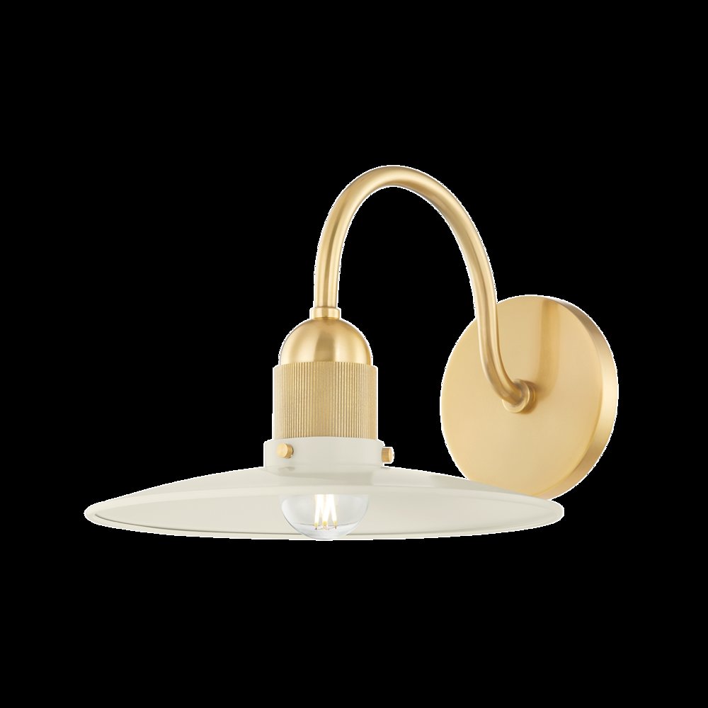 Leanna Wall Sconce, Aged Brass. Picture 1
