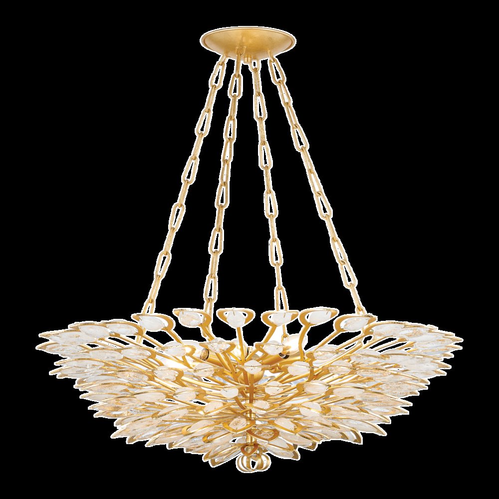 Vittoria Chandelier, Gold Leaf. Picture 1
