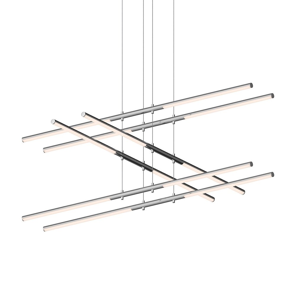 Tik-Tak Pendant, Polished Chrome. Picture 1