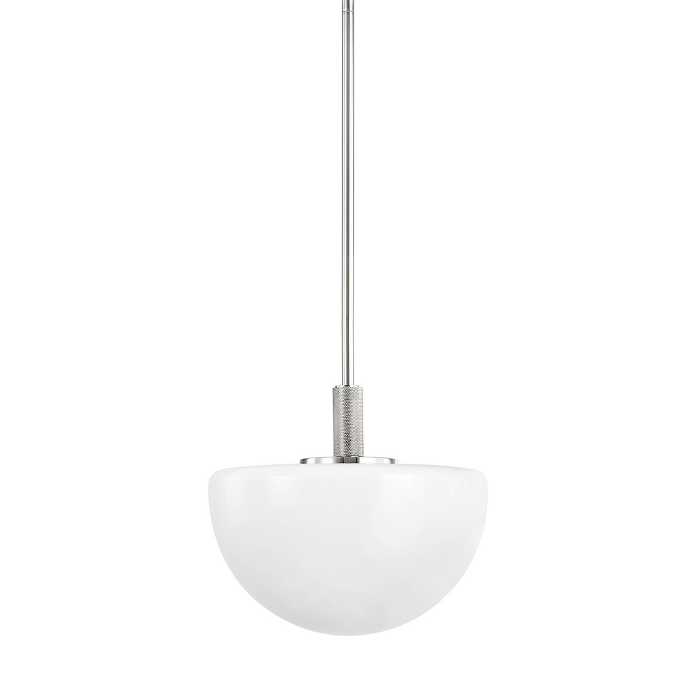 Lethbridge Pendant, Polished Nickel. Picture 1