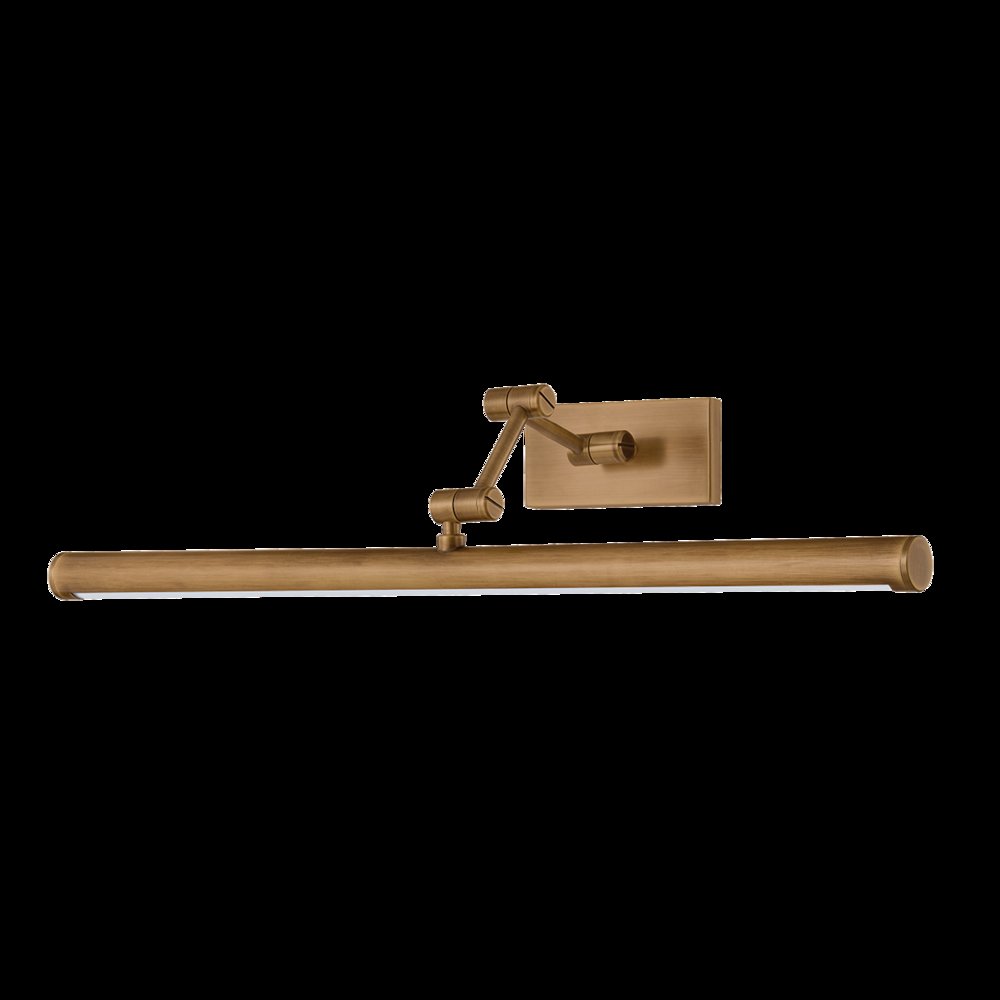 Isaac Picture Light, Patina Brass. Picture 1