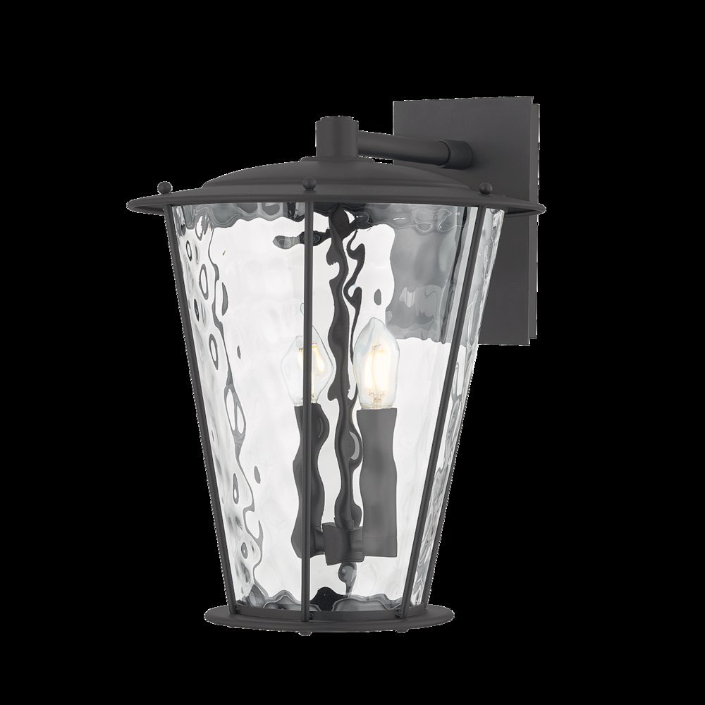 Jantzen Wall Sconce, Texture Black. Picture 1