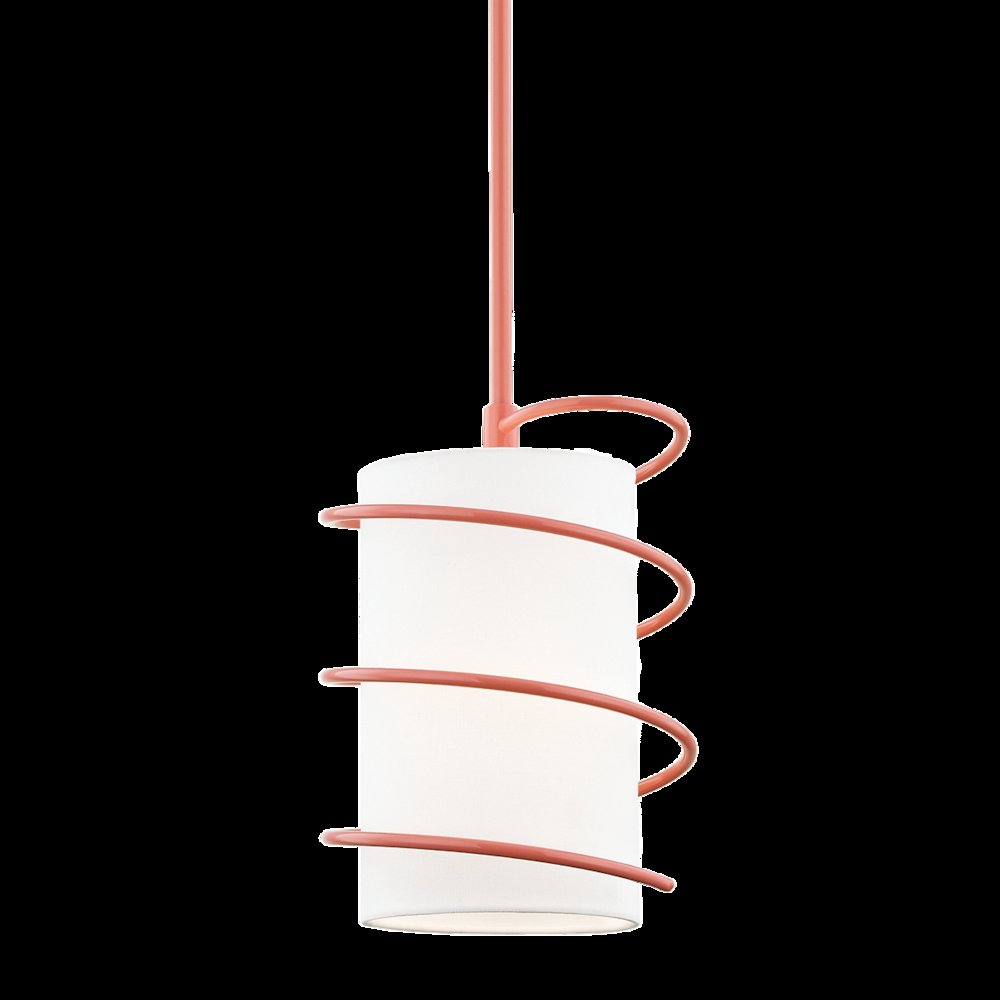 Carly Pendant, Pink. Picture 1