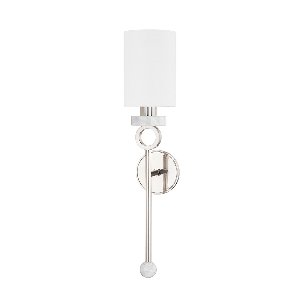 Haru Wall Sconce, Burnished Nickel. Picture 1