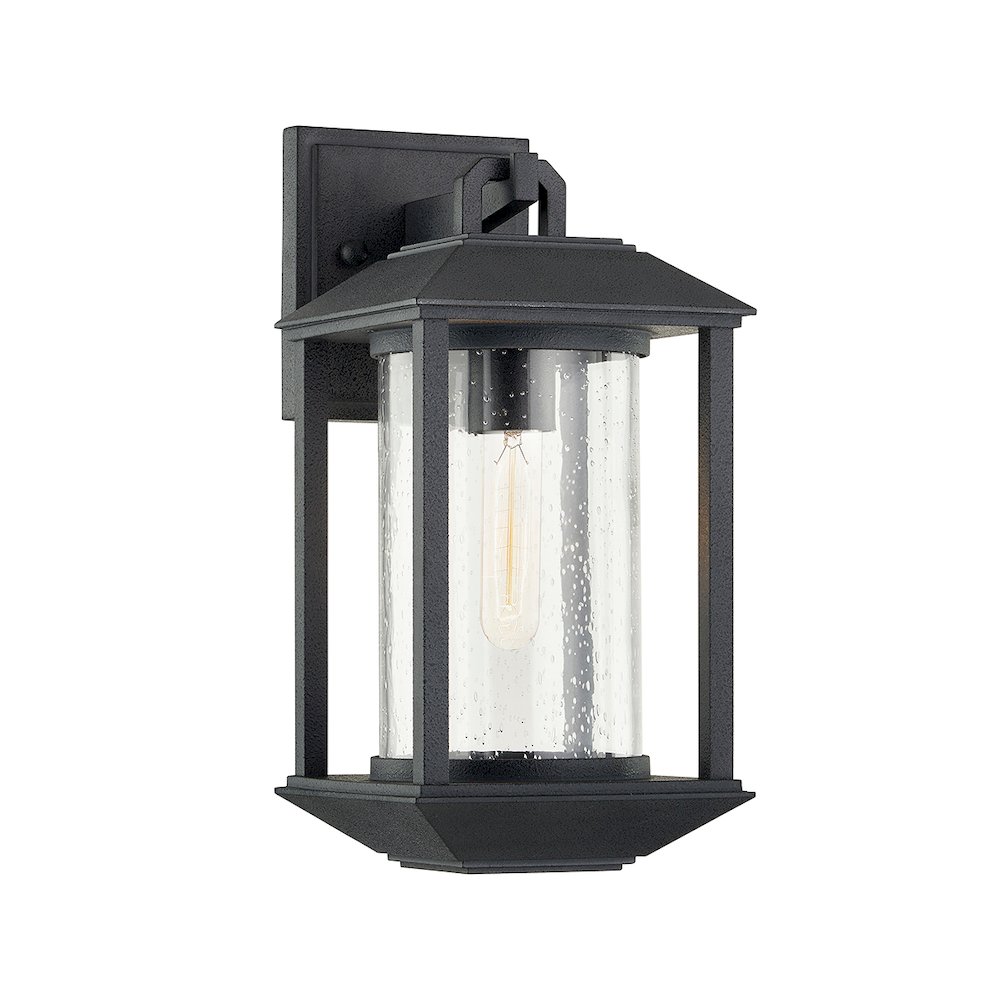 Mccarthy Exterior Wall Sconce, Forged Iron. Picture 1